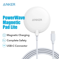 [Primeira Compra R$64] Carregador magnético PowerWave ANKER USB-C compatível com MagSafe