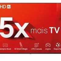 Smart TV LG 50 4K UHD LED Alexa, ThinQ AI, HDR10, WebOS 24 Controle Smart Magic- 50UT8050