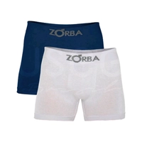 Kit Com 2 Cuecas Boxer Sem Costura Algodão Zorba