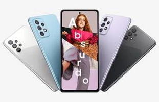 Galaxy A72 Preto / Violeta / Azul / Branco + Bateria Externa 10.000 mah + Galaxy Buds Live | R$ 2249