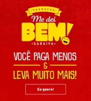 [SARAIVA] Promoção ME DEI BEM - Leve 3 e Pague 2 com títulos a partir de R$ 6,90
