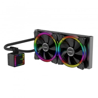 Water Cooler Alseye H280 Black, 280mm, RGB, Intel-AMD R$339