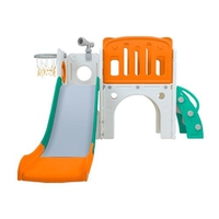 Playground Infantil 7x1 com Escorregador e Cesta