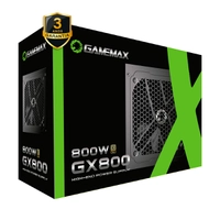 [R$396 "MOEDAS"/TAXA INCLUSA] Fonte Gamemax GX800, 800w Gold, PFC ativo 