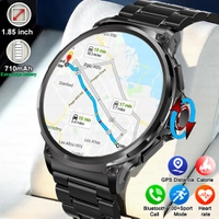 Relógio Inteligente Militar Robusto para Homens, 1.85 "