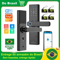 [APP] Fechadura Inteligente Intelar X1 Tuya com Desbloqueio Biométrico de Impressão Digital, Cartão Ic, Senha, App e Chave #Aliexpress🇧🇷