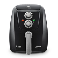 Fritadeira Elétrica Airfryer iChef AllSpace Polishop Black 4L