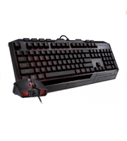 Combo Gamer Teclado e Mouse Cooler Master Devastator 3 Plus RGB, ABNT, Black, SGB-3001-KKMF1-BR