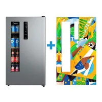 [Cliente Ouro] Kit Cervejeira Frost Free 82L Prata Midea