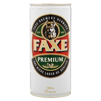 Cerveja Dinamarquesa FAXE Premium Lata 1 Litro