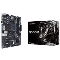 Placa Mãe Biostar B550MH, Chipset B550, AMD AM4, mATX, DDR4, AB55AM4S-R02-BS212X