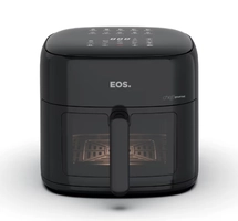 Fritadeira Sem Óleo Air Fryer EOS Chef Gourmet 6.2 Litros Compacta Digital Preto EAF60P 110V