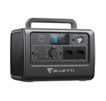 Estação de Energia Solar BLUETTI EB70S com Capacidade de 800W, 716Wh, 2 Anos de Garantia e 2500 Ciclos de Vida Útil