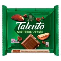 (REGIONAL) Chocolate Talento Leite com Castanha-do-Pará 85g