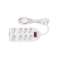 Filtro de Linha 8 Tomadas EPE 1008+ Branco