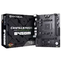 Placa Mãe MAXSUN B450M MS-Challenger, Chipset B450, AMD AM4, mATX, DDR4