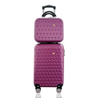 Kit Mala de Bordo mais Frasqueira Rígida - Gladiador C1 (Vinho)