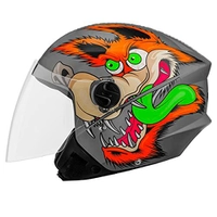 Capacete Aberto Liberty 3 Coyote Cinza 58