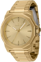 [Imposto Incluso] Invicta Relógio Masculino Speedway 42 mm de Quartzo em Aço Inoxidável, Dourado (modelo: 46840)