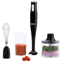 Mixer Arno Turbomix Pro 3 em 1 MX31 com Mini Processador 400W Preto - 110V