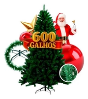 Árvore de Natal Verde 180cm com 600 Galhos