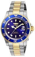 Invicta Relógio masculino de quartzo Pro Diver com pulseira de aço inoxidável
