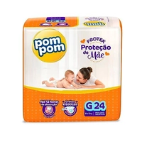 [REC] Fralda Pom Pom Protek G Jumbo 24 Unidades
