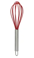 (PRIME) Batedor De Ovos Fouet Mimo Style Vermelho/prata 