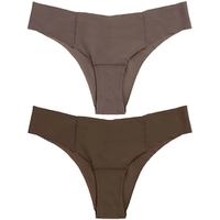 Conjunto Calcinha Biquíni Bonjour by Hope Avelã/Marrom - 2 Peças Tam P