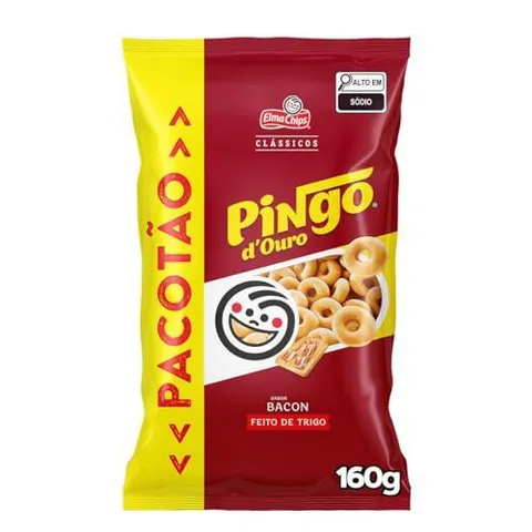 Salgadinho Bacon Elma Chips Pingo Douro 160G