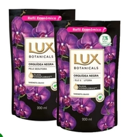 Kit 2 Sabonete Líquido Lux Botanicals Orquídea Negra Refil 200ml