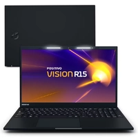 Notebook Positivo Vision R15 AMD® Ryzen 7-5700U Linux 32GB RAM 512GB SSD  IPS Full HD 15.6”- Preto