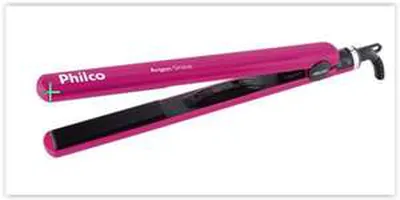 Chapinha|Prancha Philco Argan Shine Cerâmica 230°C Pink - Bivolt | R$