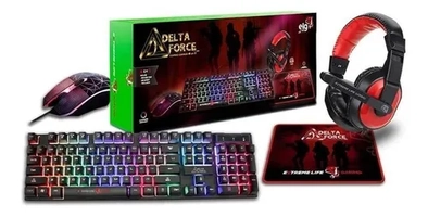 Combo Gamer 4 Em 1 Delta Force Combo Cgdf41- ELG