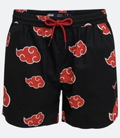 Bermuda com Estampa Akatsuki Preto