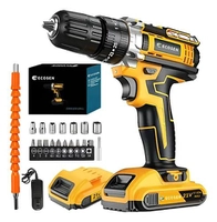 Furadeira e Parafusadeira 21V com 2 Baterias