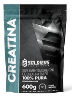 Creatina Monohidratada 600g - 100% Pura Importada - Soldiers Nutrition