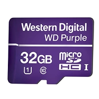 Cartão de Memória Micro SD Intelbras 32GB WD Purple Intelbras