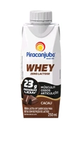 Leve 4 pague 3 - Bebida Láctea Piracanjuba Whey Cacau Zero Lactose - 250ml | R$2,69