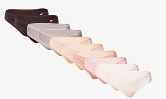 Kit 10 Calcinhas Biquíni Microfibra Feminina