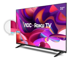 Smart TV 32 HD Roku AOC Preta