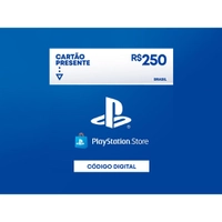 Gift Card PlayStation Store R$250 - Cartão Presente Digital [Exclusivo Brasil]