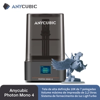 [Do Brasil] Impressora 3D de Resina ANYCUBIC Photon Mono 4K – Tela LCD 7", UV, Alta Definição