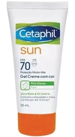 Protetor Solar Facial Com Cor Sun FPS 70 50ml Cetaphil
