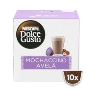(REC) (R$9,84 / + Por -) Cápsulas Mochaccino Avelã 10un Dolce Gusto
