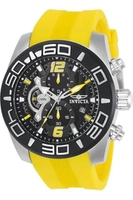 (APP) INVICTA Relógio Pro Diver Masculino Silicone Amarelo/Preto
