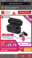 Earbuds Blitzwolf BW FYE7 TrueWireless bluetooth 5.0 (Driver dinâmico duplo) | R$136