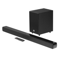 Soundbar JBL JBLSB140BLKBR, Bluetooth, 60W RMS, Subwoofer, HDMI, Dolby Digital, Controle Remoto, Preto 