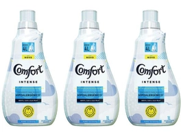 Kit 3 Amaciante de Roupa Comfort Puro Cuidado Concentrado 1L - R$ 30