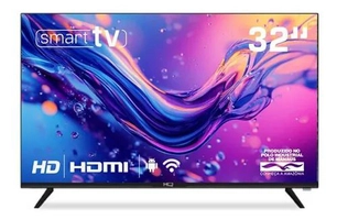 Smart Tv Hq 32  Led Hd 3hdmi 2usb Bluetooth Preto
